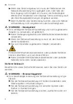 Preview for 8 page of Siemens iQ500 KU15LAFF0 User Manual