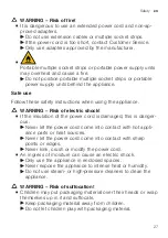 Preview for 27 page of Siemens iQ500 KU15LAFF0 User Manual