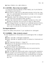 Preview for 29 page of Siemens iQ500 KU15LAFF0 User Manual