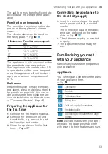 Preview for 33 page of Siemens iQ500 KU15LAFF0 User Manual