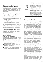 Preview for 41 page of Siemens iQ500 KU15LAFF0 User Manual