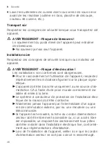 Preview for 46 page of Siemens iQ500 KU15LAFF0 User Manual