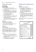 Preview for 14 page of Siemens iQ500 WK14D542 Instruction Manual And Installation Instructions