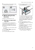 Preview for 19 page of Siemens IQ500 WM14UQ92GB User Manual And Installation Instructions