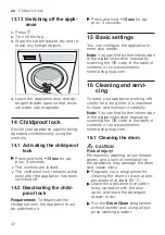 Preview for 32 page of Siemens IQ500 WM14UQ92GB User Manual And Installation Instructions