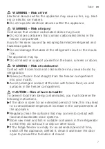 Preview for 7 page of Siemens iQ700 KF96RSBEA User Manual