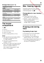 Preview for 33 page of Siemens IQ700 KI42F Series Instructions For Use Manual