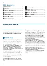 Preview for 2 page of Siemens iQ700 LC91KWP60 Instructions For Installation And Use Manual