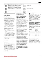 Предварительный просмотр 45 страницы Siemens KA58NA40 Operating And Installation Instructions