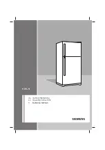 Siemens KD6 N Series Operating Instructions Manual preview