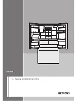 Siemens KF91N Series Operating And Installation Instructions предпросмотр