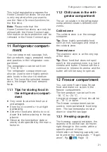 Preview for 21 page of Siemens KF96N Series User Manual