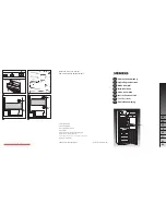 Preview for 2 page of Siemens KG 36P370 Operating Instructions Manual