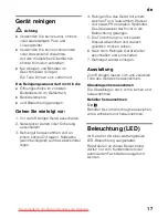 Preview for 17 page of Siemens KG 39NVI30 Instructions For Use Manual