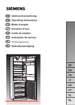 Preview for 1 page of Siemens KG 39P371 Operating Instructions Manual