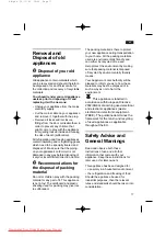 Preview for 17 page of Siemens KG 39P371 Operating Instructions Manual