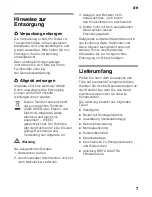 Preview for 7 page of Siemens KG..D series Instructions For Use Manual