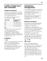 Preview for 27 page of Siemens KG..D series Instructions For Use Manual