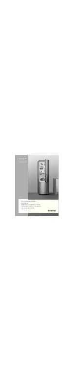 Siemens KG..F series Instructions For Use Manual preview