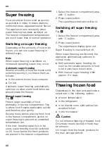 Preview for 22 page of Siemens KG..F series Instructions For Use Manual