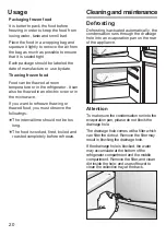 Preview for 20 page of Siemens KG28UA290K Instructions For Use Manual