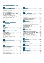 Preview for 2 page of Siemens KG36NHI32 Manual