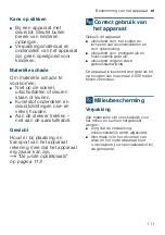 Preview for 111 page of Siemens KG36NHI32 Manual