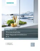 Предварительный просмотр 1 страницы Siemens KG39NLB35 Manual