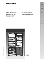 Preview for 1 page of Siemens KI25F Series Instructions For Use Manual