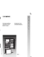 Preview for 1 page of Siemens KI38CA50 Instructions For Use Manual