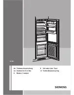 Предварительный просмотр 1 страницы Siemens KI39F series Instructions For Use Manual