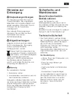 Preview for 5 page of Siemens KI39F series Instructions For Use Manual