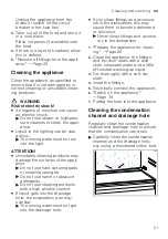 Preview for 21 page of Siemens KI86V Series User Manual