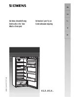 Preview for 1 page of Siemens KS..K Series Instructions For Use Manual