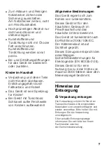 Preview for 7 page of Siemens KS V Series Instructions For Use Manual