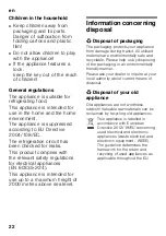 Preview for 22 page of Siemens KS V Series Instructions For Use Manual