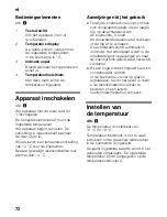 Preview for 72 page of Siemens KS**V SERIES Instructions For Use Manual