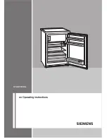 Siemens KTL Operating Instructions Manual preview