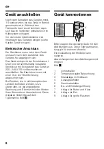 Предварительный просмотр 8 страницы Siemens KU15RA65 User Manual