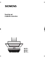 Предварительный просмотр 1 страницы Siemens LB 23 Operating And Installation Instructions