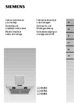 Предварительный просмотр 1 страницы Siemens LC 46256 Operating And Installation Instructions