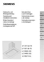 Siemens LC 94951 ED Operating And Installation Instructions предпросмотр