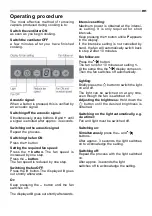 Preview for 15 page of Siemens LC 94951 ED Operating And Installation Instructions