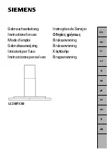 Siemens LC258TC60 Instructions For Use Manual preview