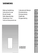 Предварительный просмотр 1 страницы Siemens LC456CA30 Instructions For Use Manual