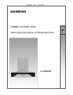 Предварительный просмотр 1 страницы Siemens LC55SK950W Operation And Installation Instructions Manual