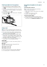 Preview for 15 page of Siemens LC64BBC50B Instructions For Installation And Use Manual