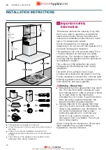 Предварительный просмотр 17 страницы Siemens LC91BUV50 Instructions For Installation And Use Manual