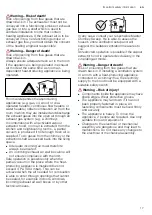 Preview for 17 page of Siemens LC91BUV50B Instructions For Installation And Use Manual