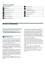 Preview for 2 page of Siemens LC91KWP60 Instructions For Installation And Use Manual